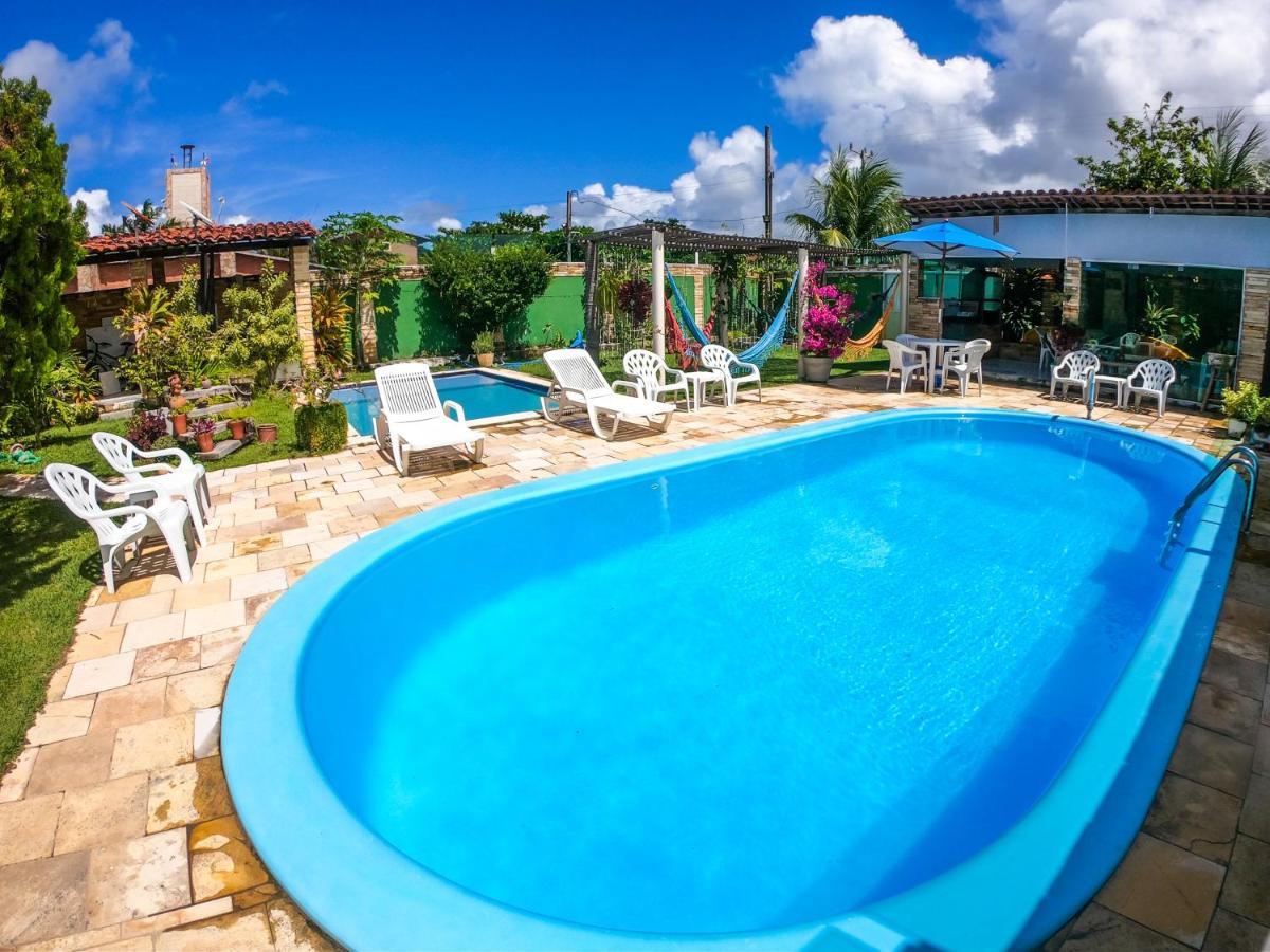 פראיה דוס קרניירוס Casa Refugio Dos Carneiros, 1Min Do Mar, 4Suites, Salao De Jogos מראה חיצוני תמונה