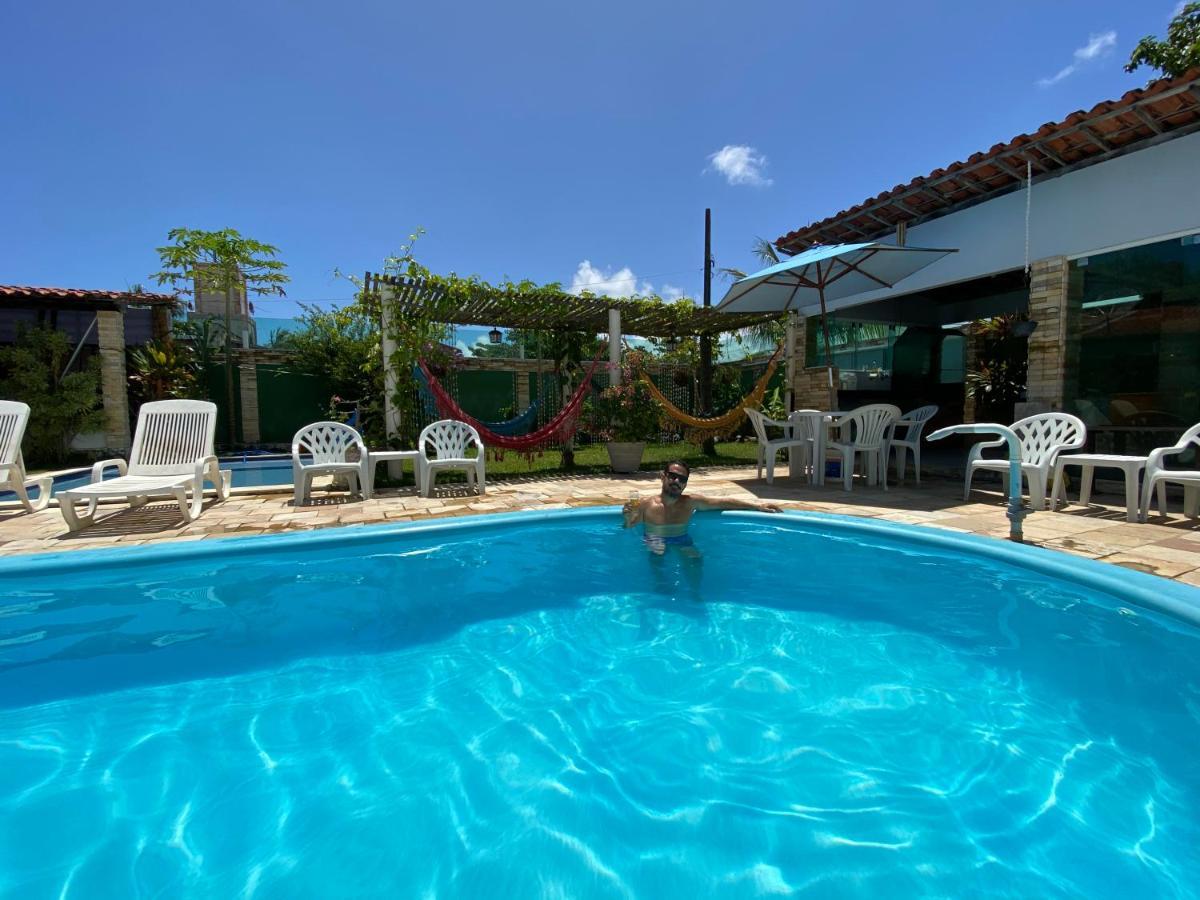 פראיה דוס קרניירוס Casa Refugio Dos Carneiros, 1Min Do Mar, 4Suites, Salao De Jogos מראה חיצוני תמונה