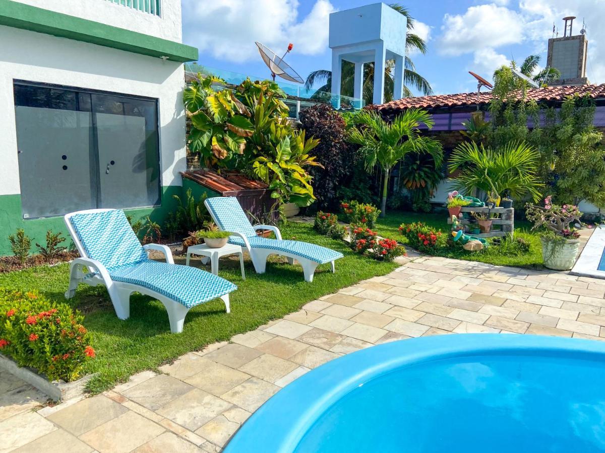 פראיה דוס קרניירוס Casa Refugio Dos Carneiros, 1Min Do Mar, 4Suites, Salao De Jogos מראה חיצוני תמונה